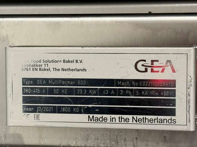 GEA MultiFormer600