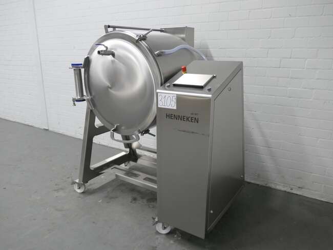 Henneken cooled vacuumtumbler