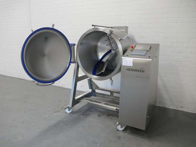 Henneken cooled vacuumtumbler